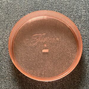 Fiesta ware accessory round plastic serving tray apricot color